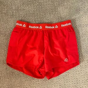 Reebok Orange Workout Shorts